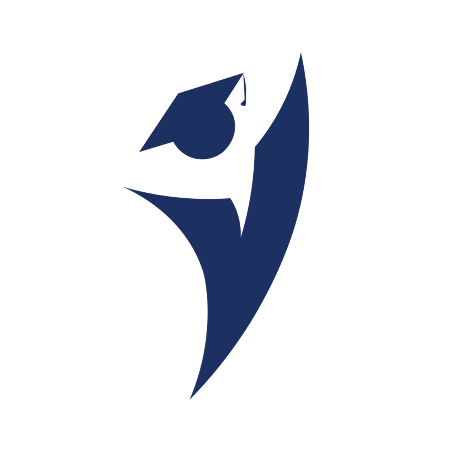 blue graduate only transparent-1